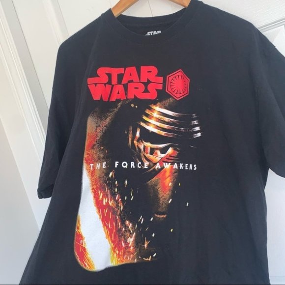 Star Wars Graphic Tee Men’s Size Extra Large XL The Force Awakens Short Sleeve - Picture 6 of 6